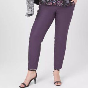Lane Bryant 4 Seasons Pant, Purple, 16 Petite, EUC